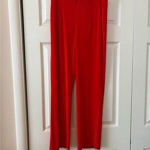 Chico's Red Wide Leg Pant